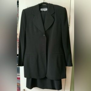 Black 2 piece suit. Sheath dress and blazer.